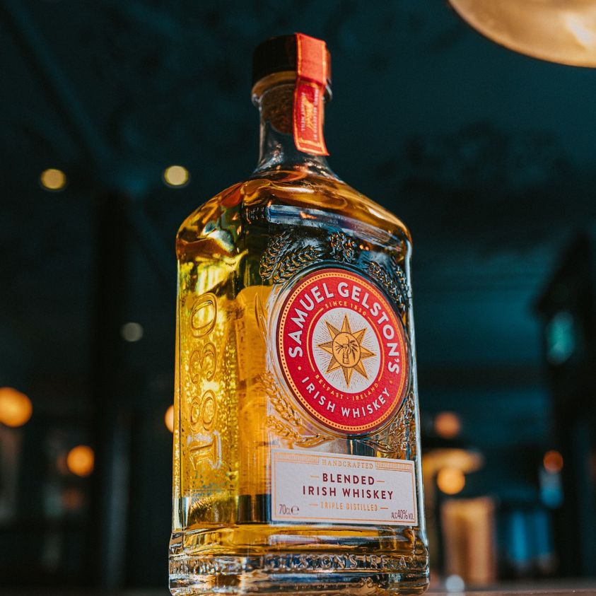 [CHÍNH HÃNG] Rượu Irish Whiskey Samuel Gelston's Blended - 700ML - 40%