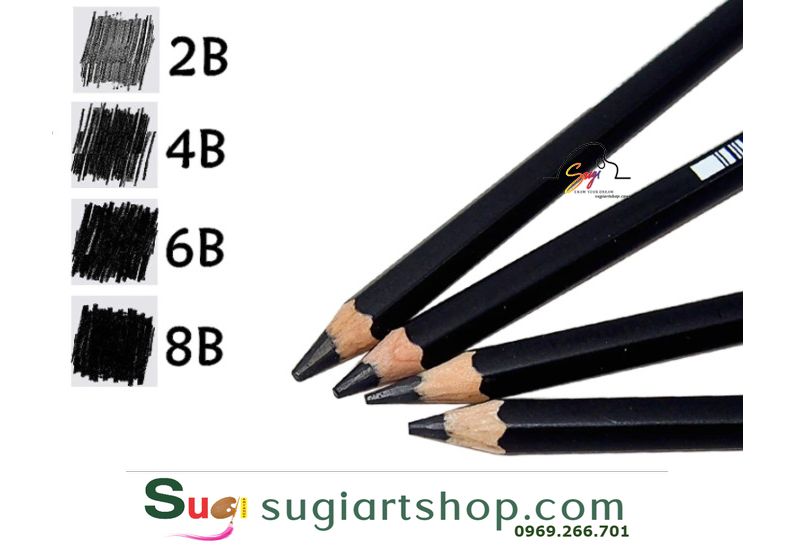 Bút Chì Than Staedtler Đức Mars Lumograph Black Cao Cấp 100B [ Sugi art shop ]