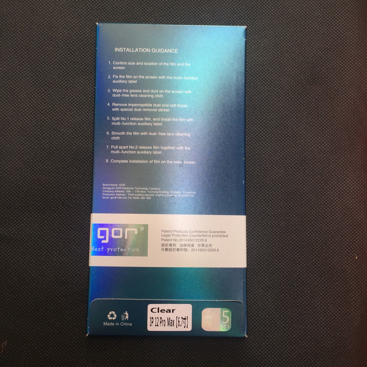 Combo 5 bộ dán viền cho iPhone 12 Pro Max/ 12 Pro/ 12 - Gor trong suốt ( 5 bộ -5 máy)