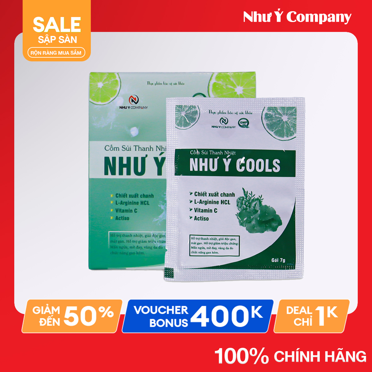 Cốm Sủi Thanh Nhiệt Như Ý Cools