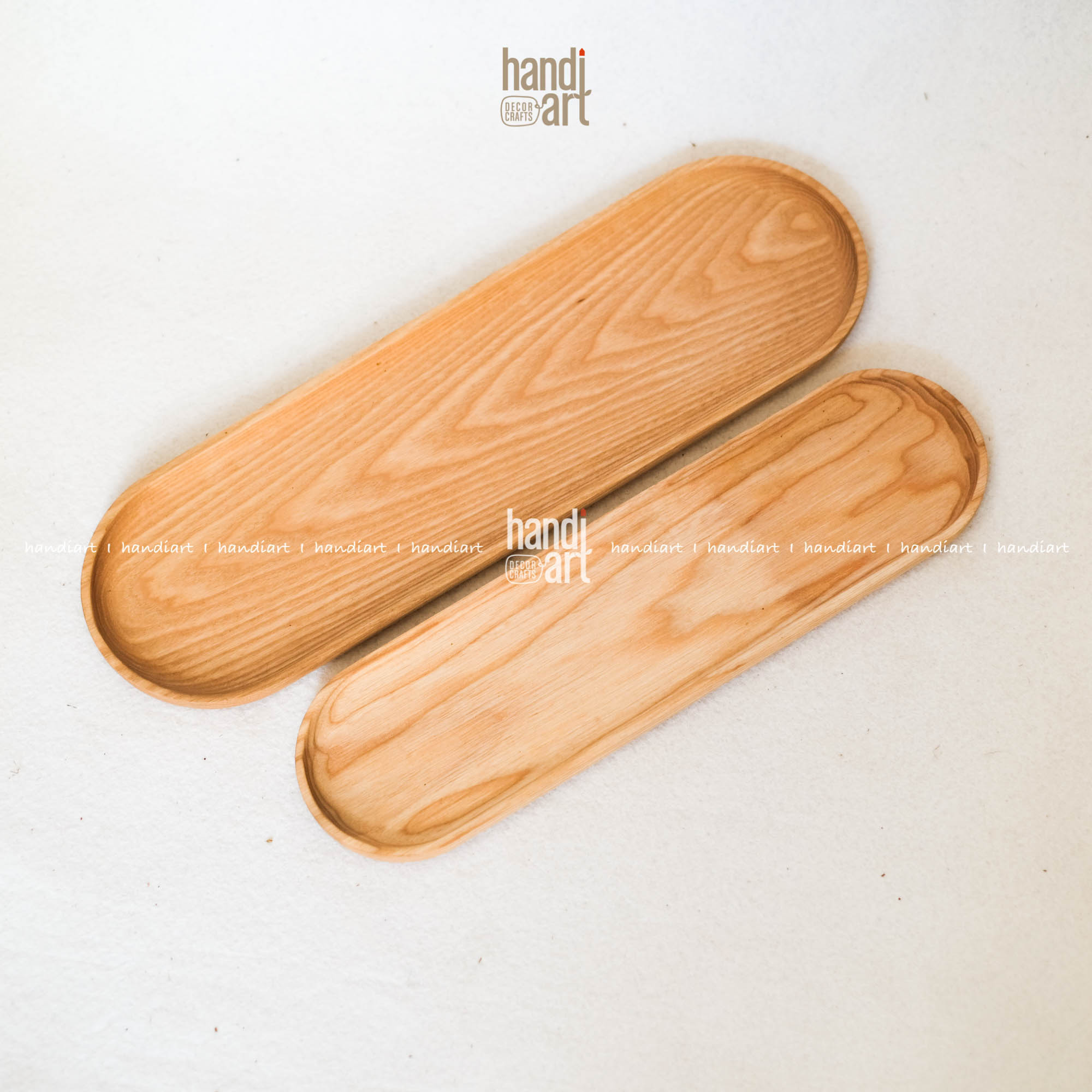Wooden tray Oval decoration food, tray Oval long