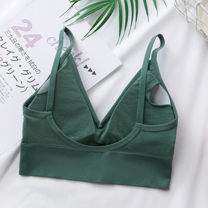 Áo bra cổ V nữ thoáng khí thời trang