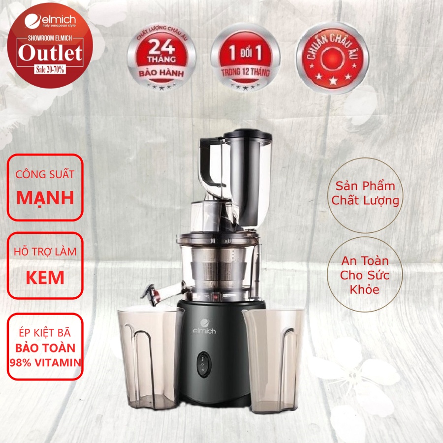 Máy ép trái cây Elmich JEE-1855OL ( Điện áp 220V - Công suất 240W - Màu Đen)