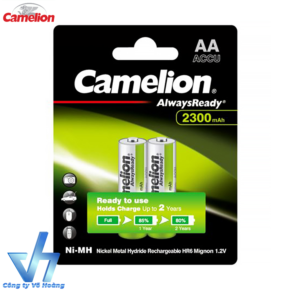 Sạc Camelion 1010B kèm 2 pin AA Camelion 2300mAh