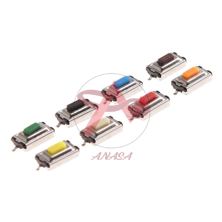 Combo 10 nút nhấn dán 2 chân 3x6x2.5mm
