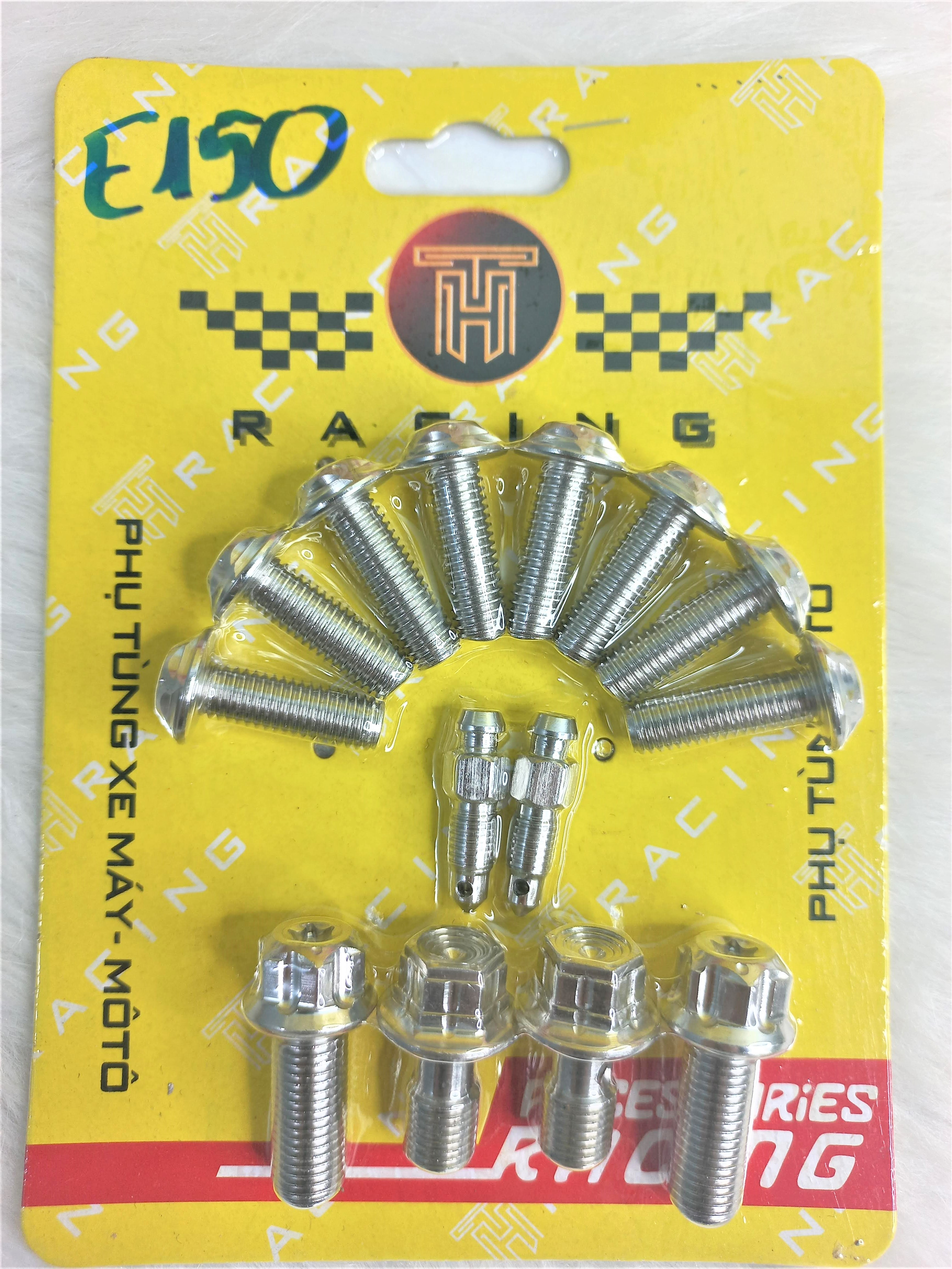 Combo ốc đĩa inox 304 salaya ngôi sao dành cho ex150