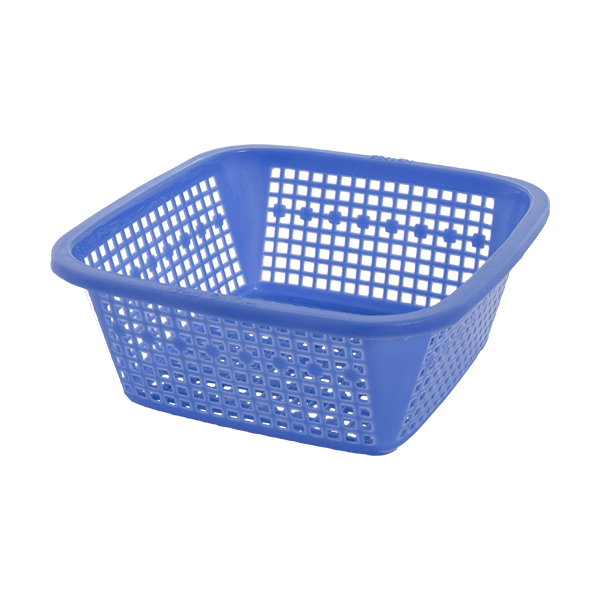 Square plastic basket multifunctional various sizes practical storage basket ưHPRVS]-Kazoku home appliances