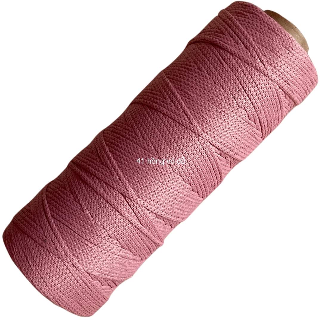 Dệt Craft Yarn 2mm trơn