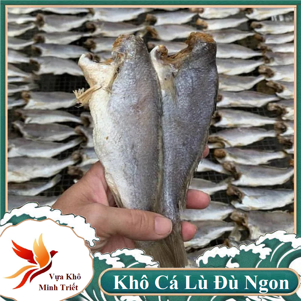 0.5 kg khô cá đù tự nhiên cà mau- vựa khô minh triết