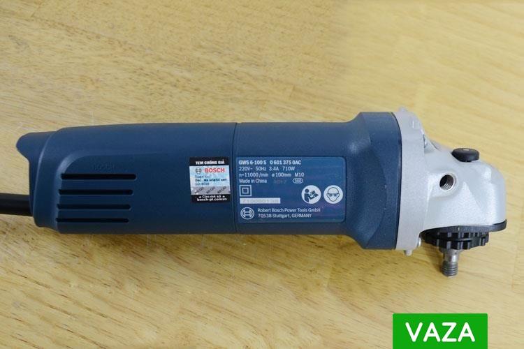 Máy mài góc Bosch GWS 6-100S - Công tắc đuôi