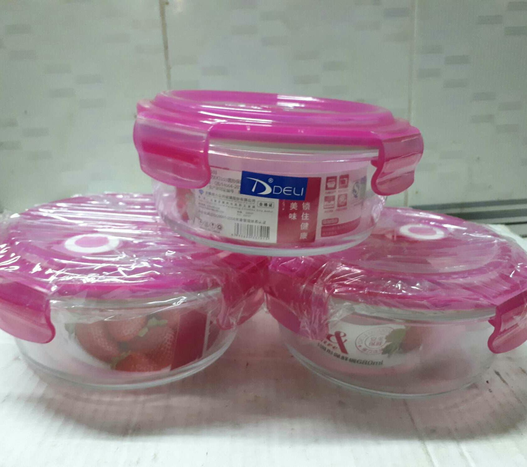 Hộp thủy tinh Deli 680ml