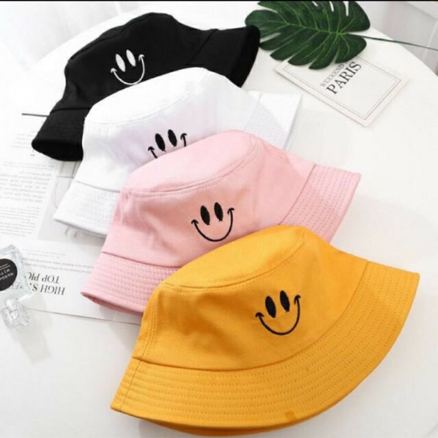 Nón bucket - miệng cười