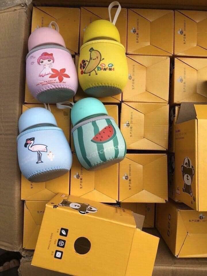 Cốc ủ cháo Bình ủ cháo Cho Con Yêu Hình Siêu Cute