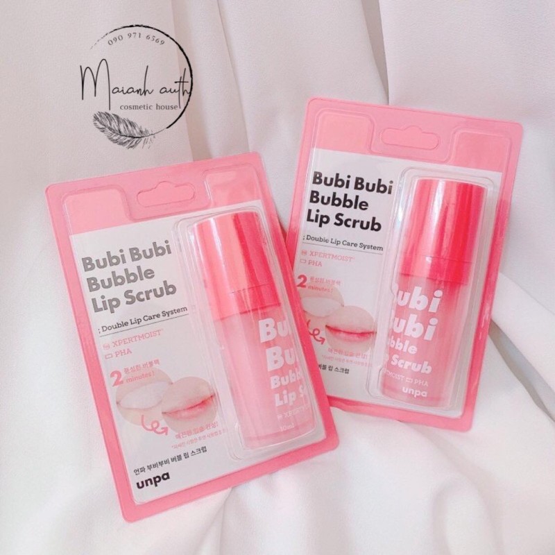Tẩ Bào Chết Môi Sủi Bọt Bubi Bubi Lip By Unpa 12ml giá rẻ