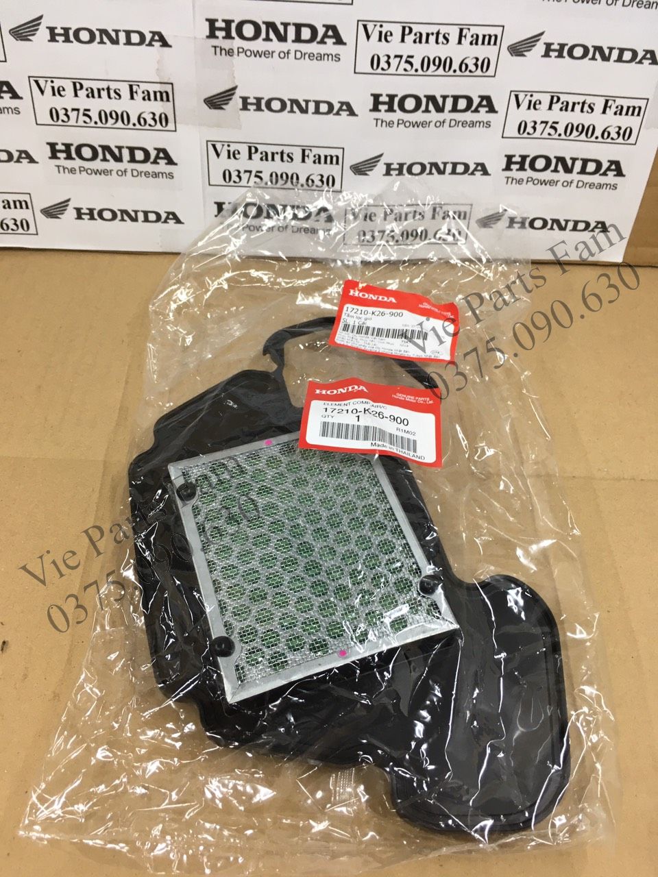 Lọc Gió Honda MSX, Hàng din Honda mới 100%