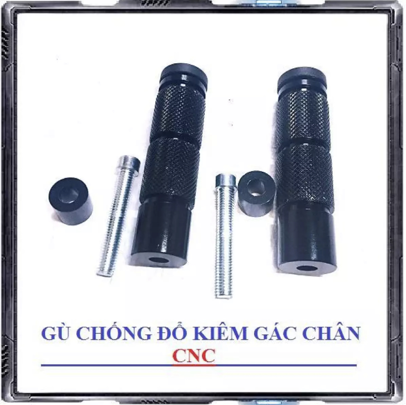 [ Màu xanh 1 cặp ] Gù chống đổ sau kiêm gác chân K1