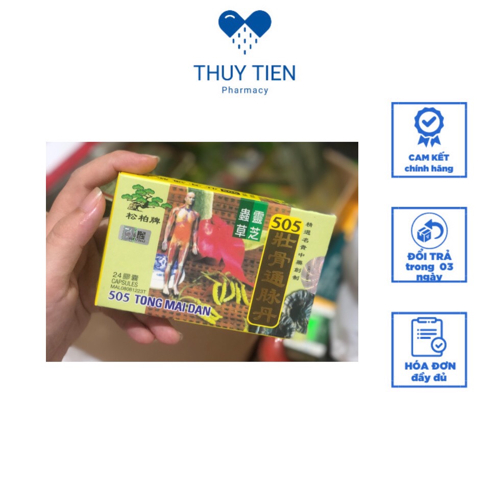 505 Tong Mai Dan - Thông Mạch Đơn Malay 24v