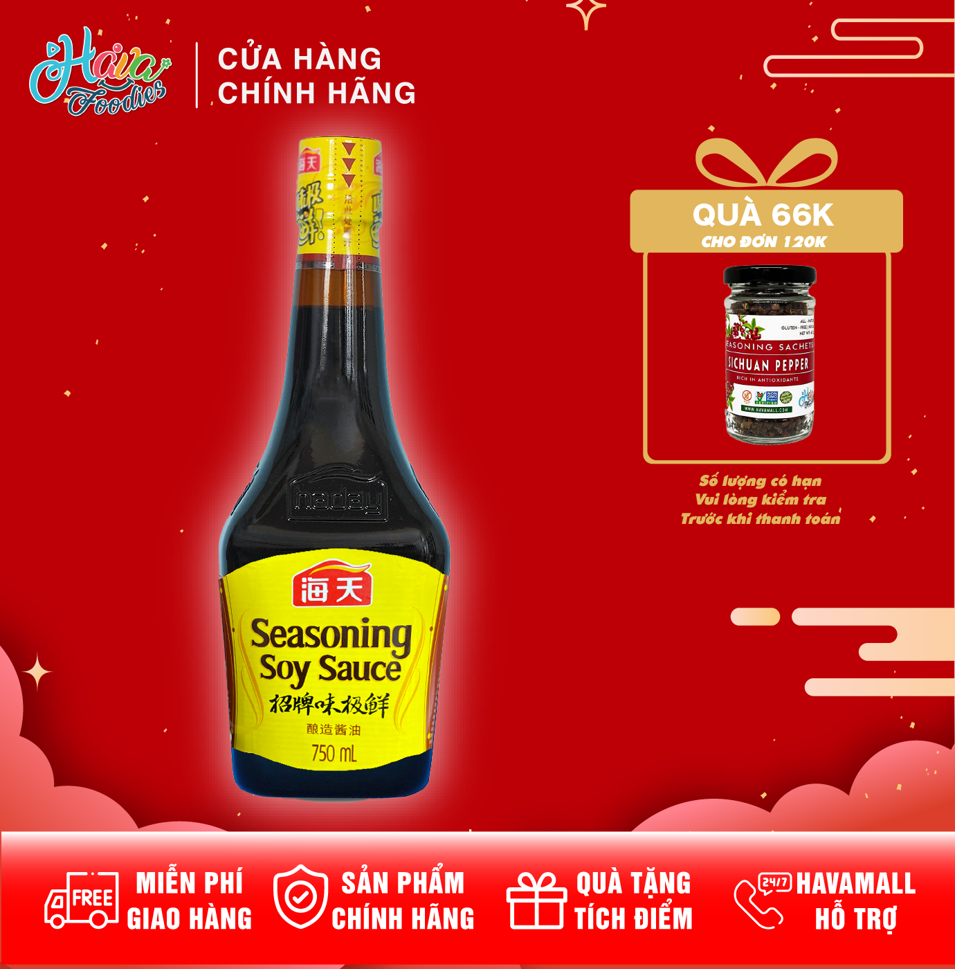 [HOÀN TIỀN MAX 10%][ HÀNG CÔNG TY NHẬP KHẨU ] Nước Tương Tàu Vị Yểu Cực Tiên Hải Thiên