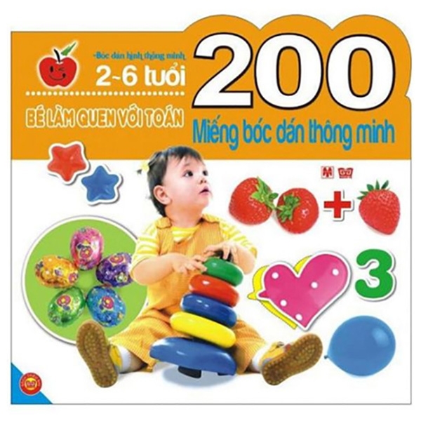 Fahasa - 200 miếng bóc dán thông minh - bé làm quen với toán
