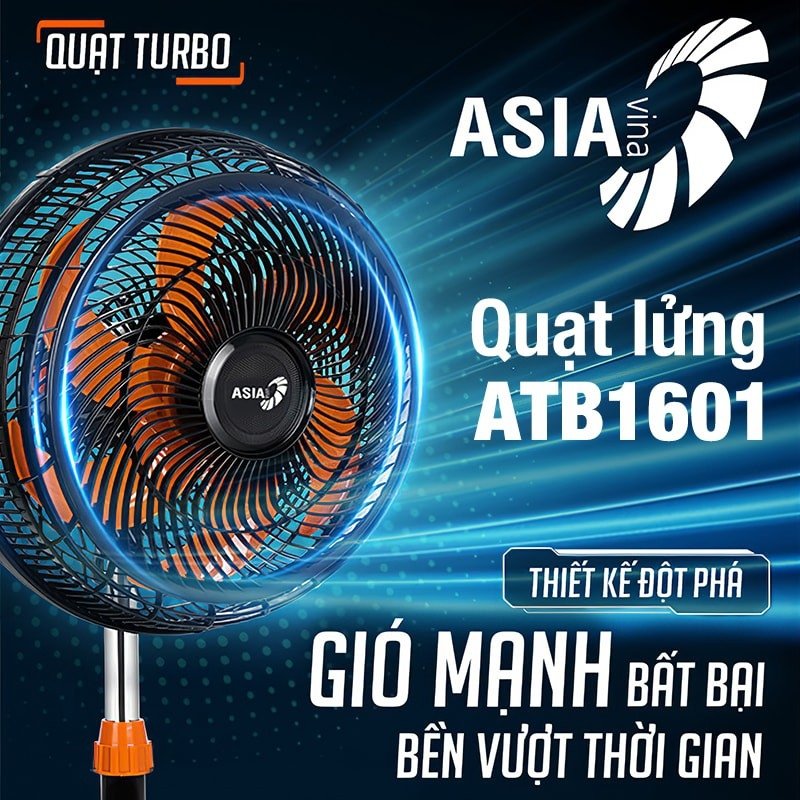 [HCM]Quạt lỡ Asia ATB1601( dòng Turbo công xuất 80W)