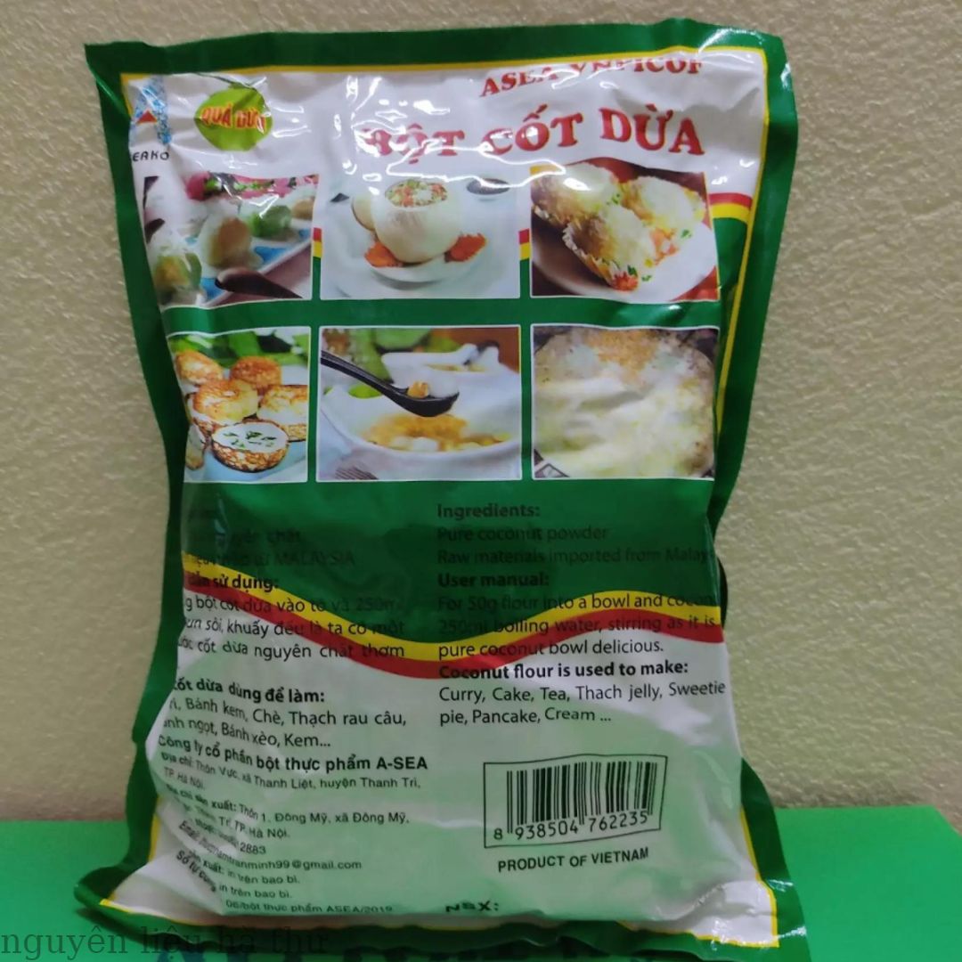 Bột Cốt Dừa Nguyên Chất Gói 500g