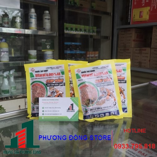 Thuốc diệt chuột dạng lúa Vifarat 0.005%AB (Gói 50g)