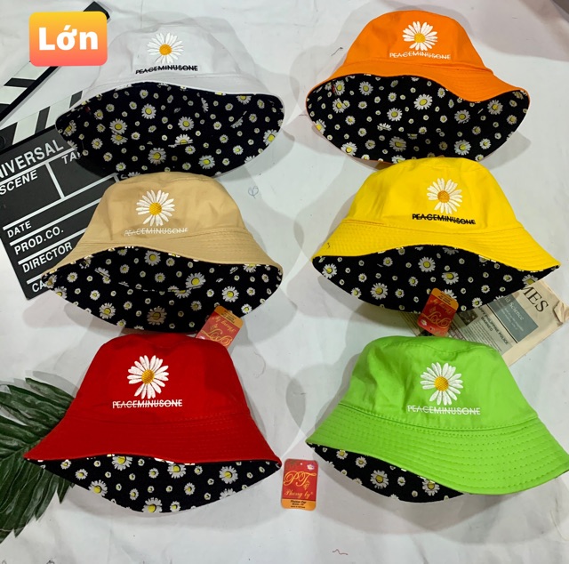 Nón Bucket 2 Mặt - Cúc Hoạ Mi In Full