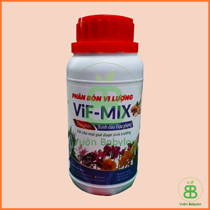 Phân Bánh Dầu Đậu Phộng Vif Mix Chai 250ml