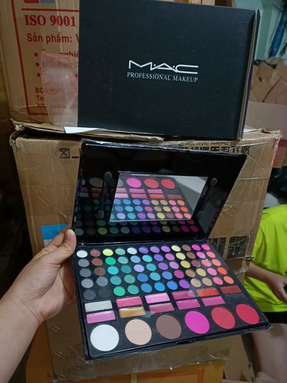 Bảng Phấn Trang Điểm 78 ô Mac (phấn mắt má hồng tạo khối son)