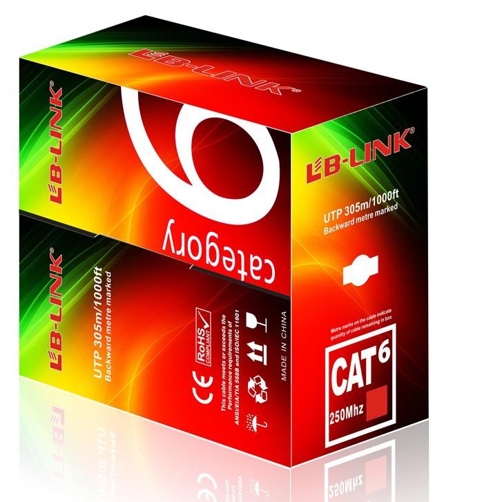 Cuộn dây cáp mạng LB-LINK Cat6 UTP CCA BR 0.4mm (305m)