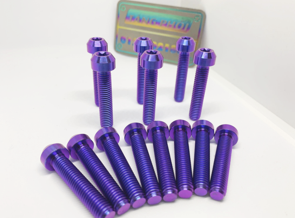 1 con Ốc 8li40 Trụ Titan Gr5 ốc kẹp bố heo b.rembo  ốc giữ chảng 3 Sonic Raider Satria