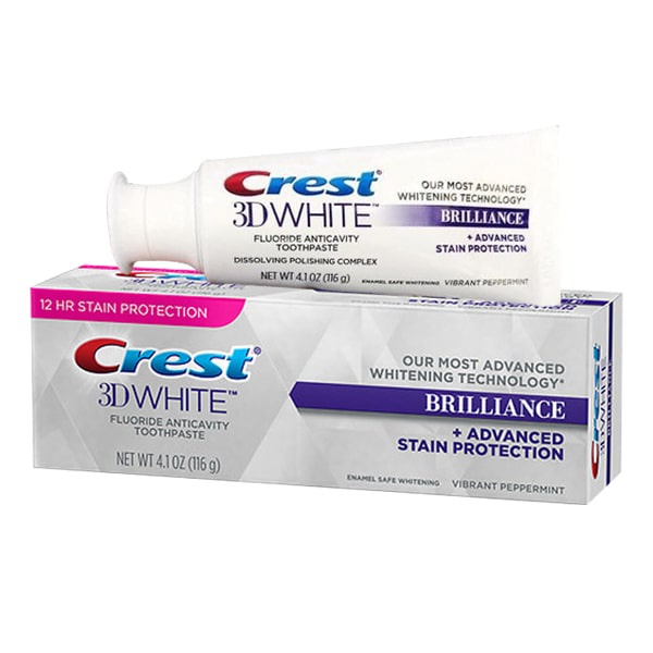 Toothpaste American crest [HCM] Complete plus Scope /3D White/brilliance G 116/158G/232g toothpaste White Teeth Toothpaste Bad breath-valadin