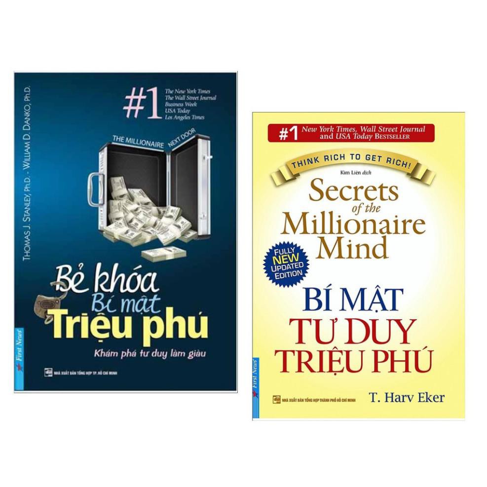 Sách first news - combo bẻ khóa bí mật triệu phú + bí mật tư duy triệu phú