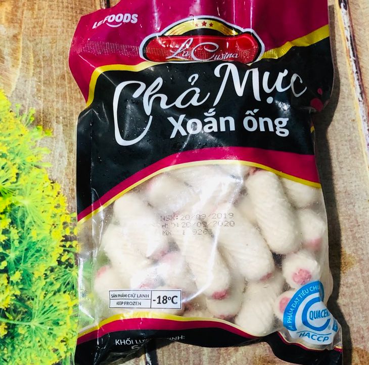gói chả mực xoắn Lacusina 500g