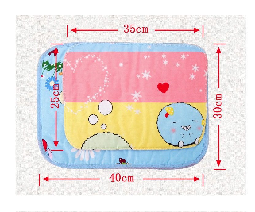 CHIẾU LÓT 3 LỚP CHỐNG THẤM CHO BÉ 25X35CM