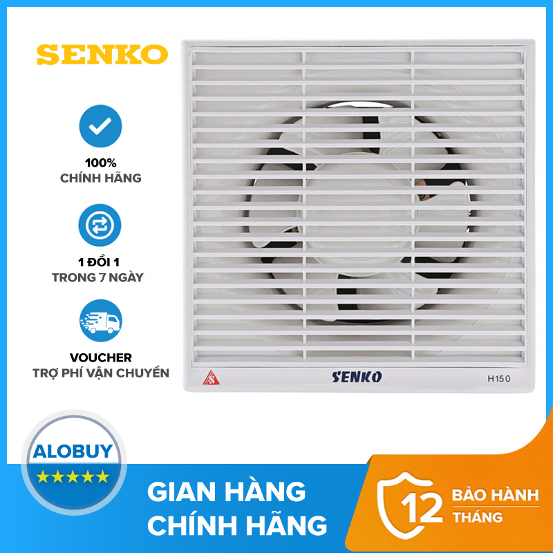 QUẠT HÚT ÂM TƯỜNG 30W SENKO H150.