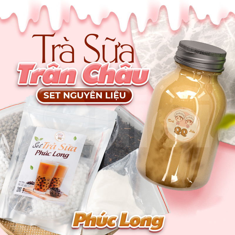 SET TRÀ SỮA TRÂN CHÂU CAO CẤP ĐẦY ĐỦ VỊ - SET TRÀ SỮA SIÊU TO KHỔNG LỒ