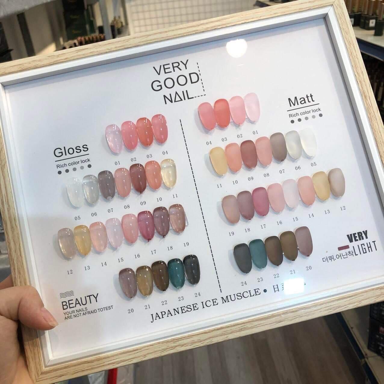 Sét sơn thạch verygood nail 24 màu - Cheap nail
