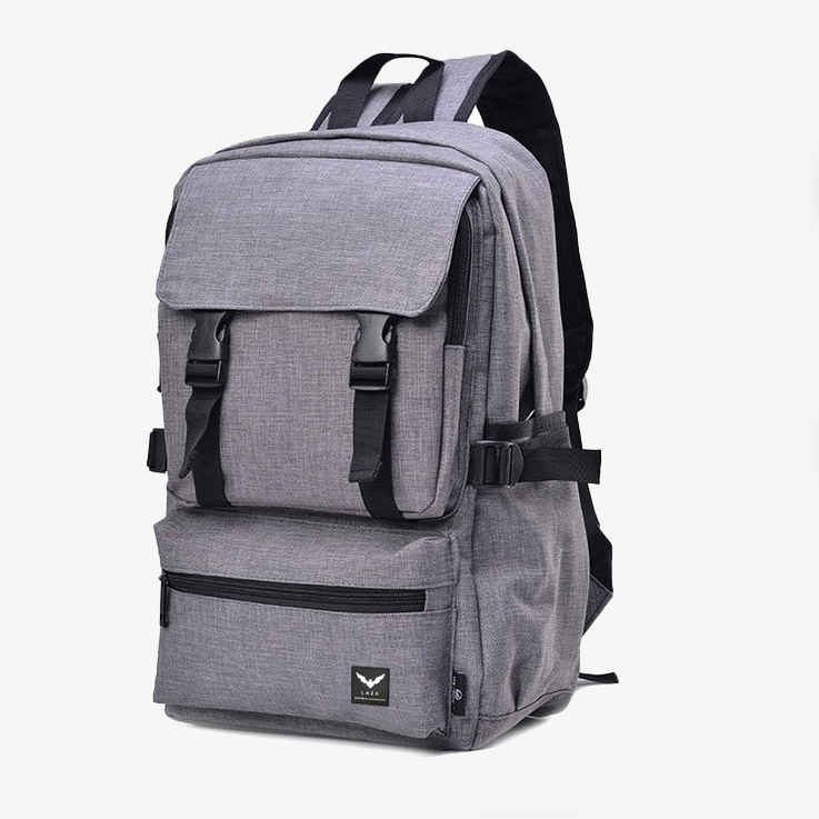 Balo du lịch thời trang nam nữ LAZA 289 - Chất liệu chống thấm nước - Chứa được laptop 15.6in - Thương hiệu LAZA
