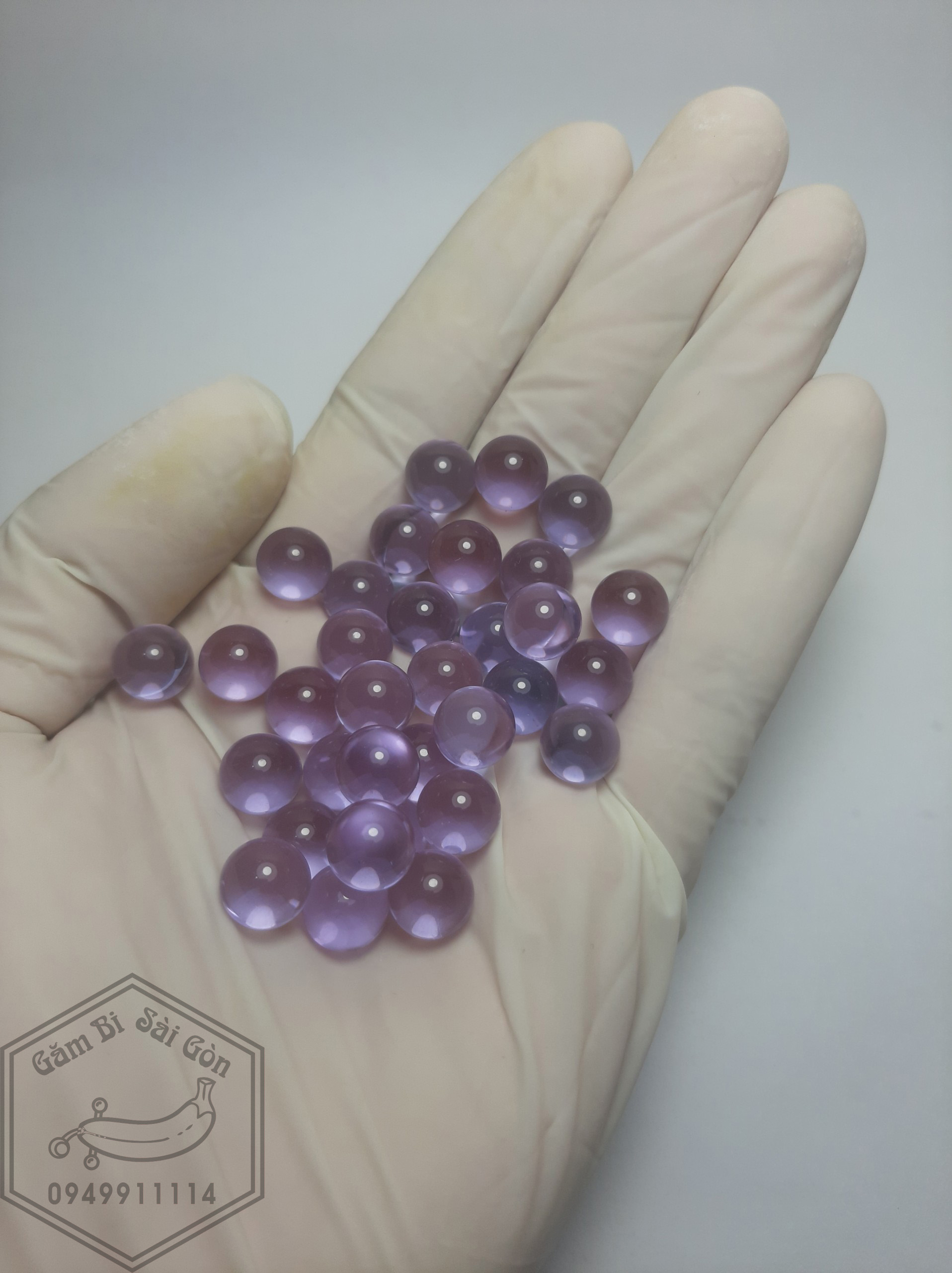 01 Bi Thuỷ Tinh TRÒN nhiều size
