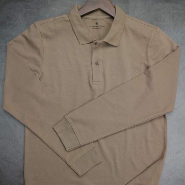 Áo dài tay polo Cotton mịn màng - September7th
