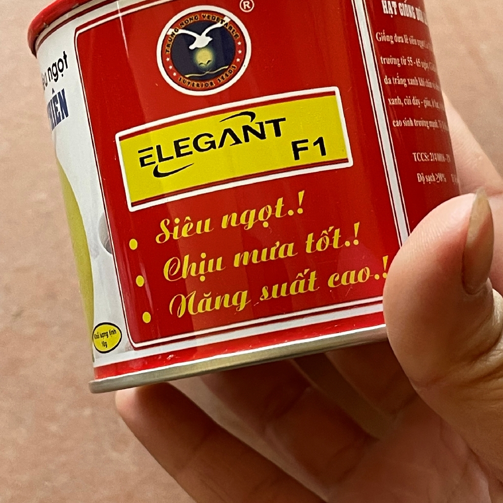 Hạt dưa lê siêu ngọt Cát Thiên lon sắt 10g