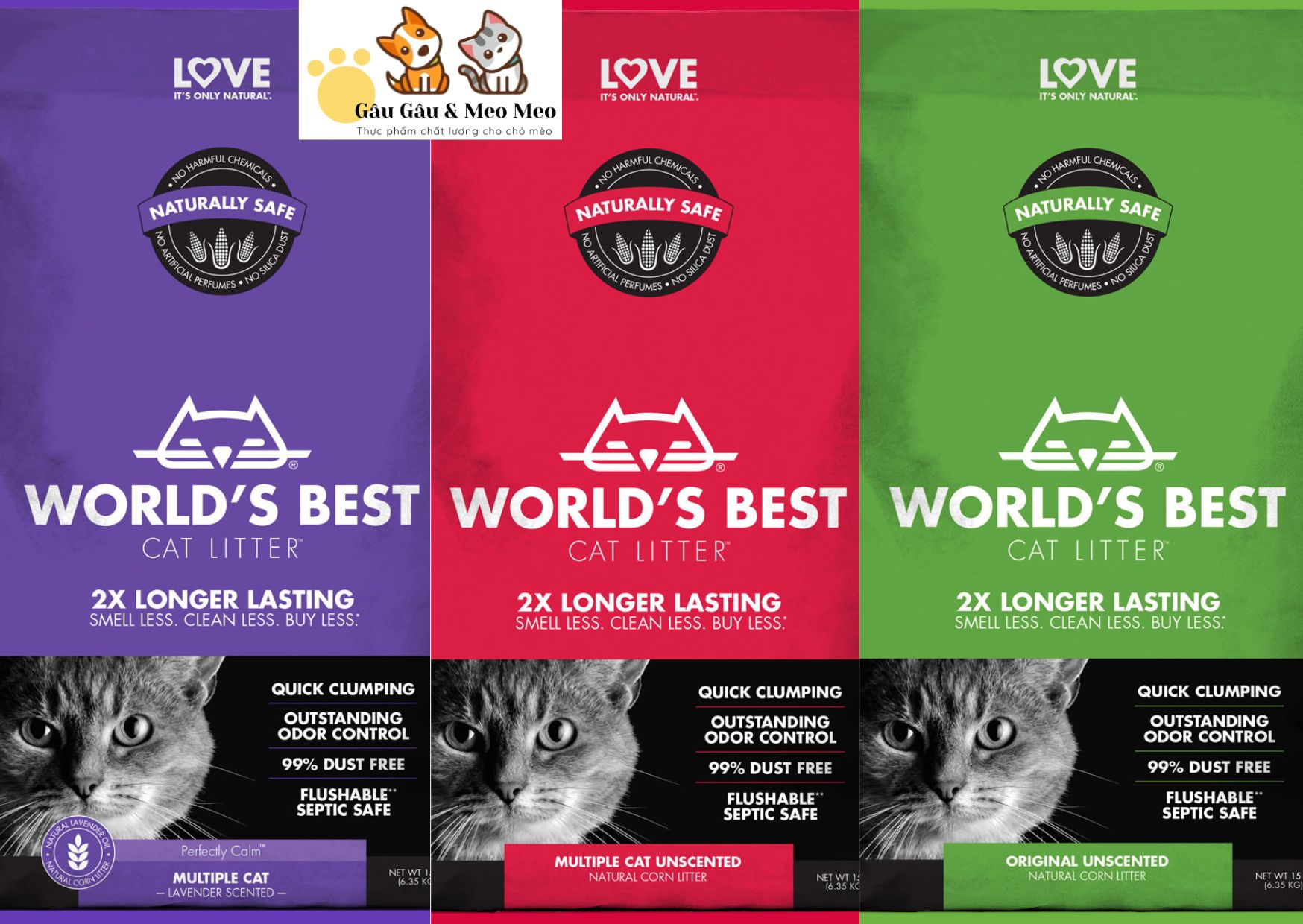 World's best Cát vệ sinh Mèo sản xuất tại Mỹ