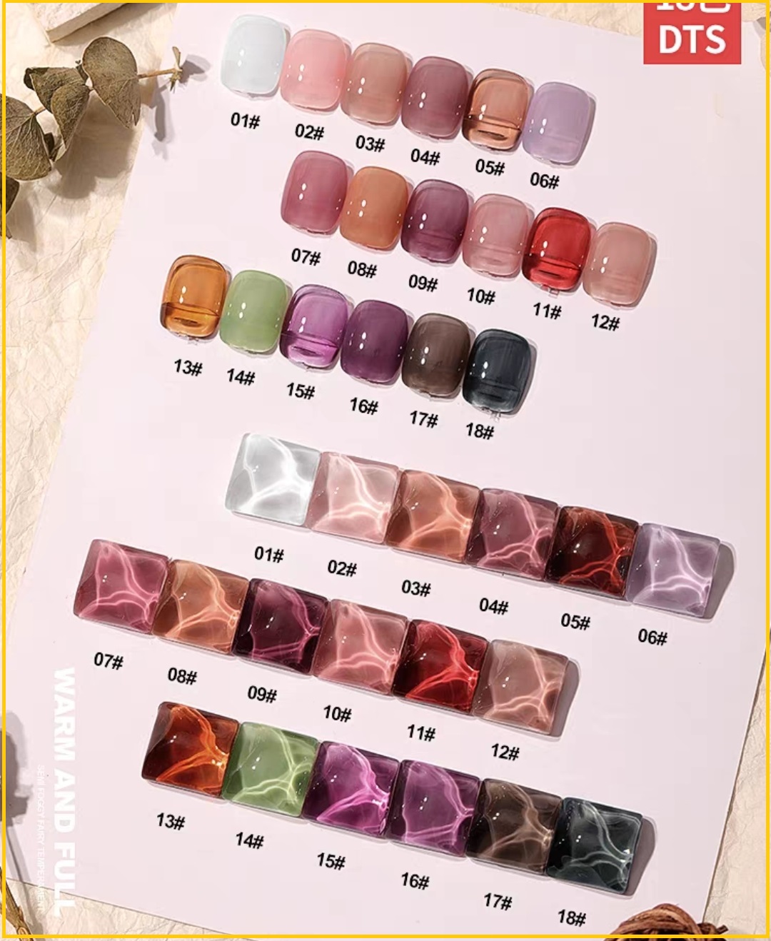 Sơn Gel AS mã DTS chai 15ml - manh219