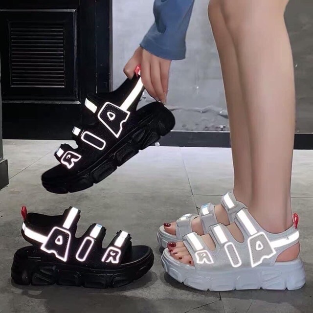 Sandal nữ❤️sandal nữ 3 quai phản quang hot