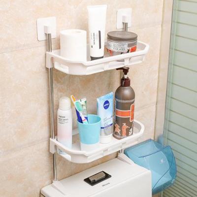 Kệ Nhựa 2 Tầng Đựng Đồ Đa Năng Nhà Vệ Sinh Nhà Tắm Gắn Trên Nắp Bồn Vệ Sinh