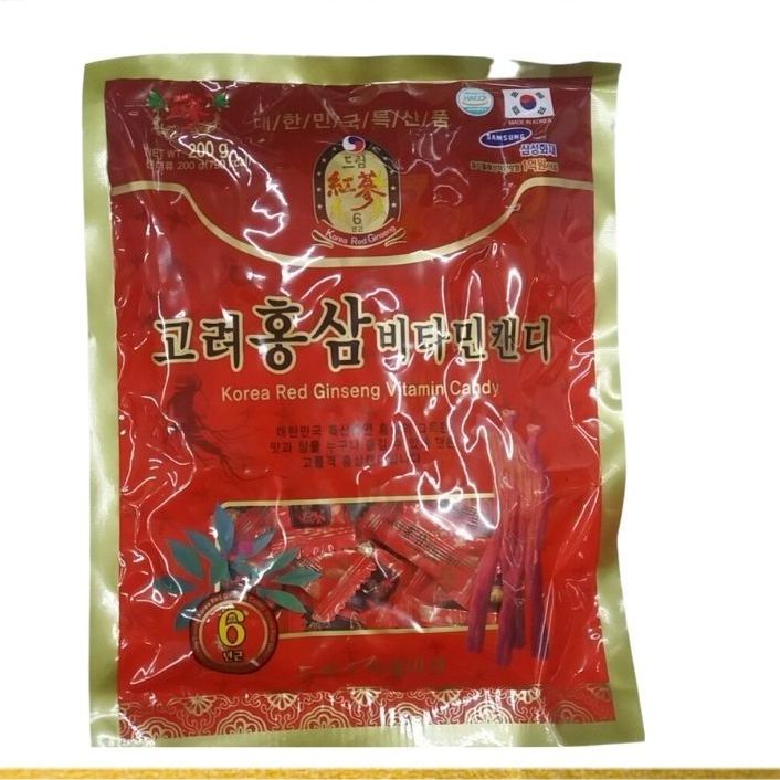 Kẹo hồng sâm vitamin hàn quốc