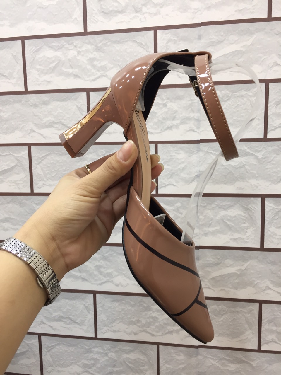 [HCM]Giày SanDal gót 7 phân V59