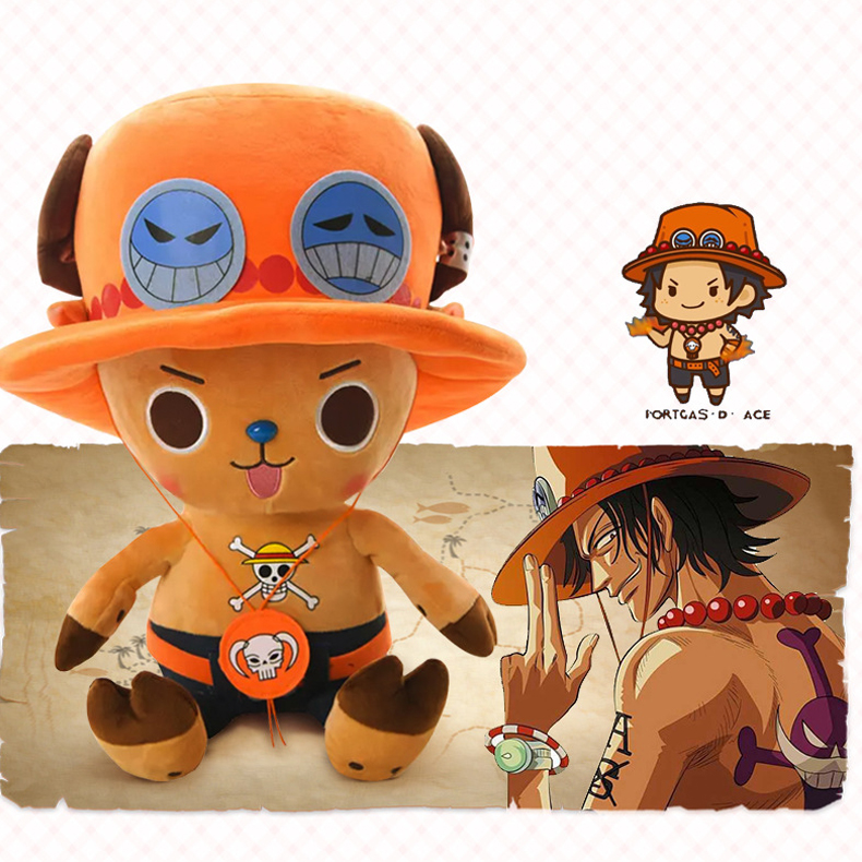 Gấu bông Chopper cosplay Ace - anime One Piece [T69 Shop]