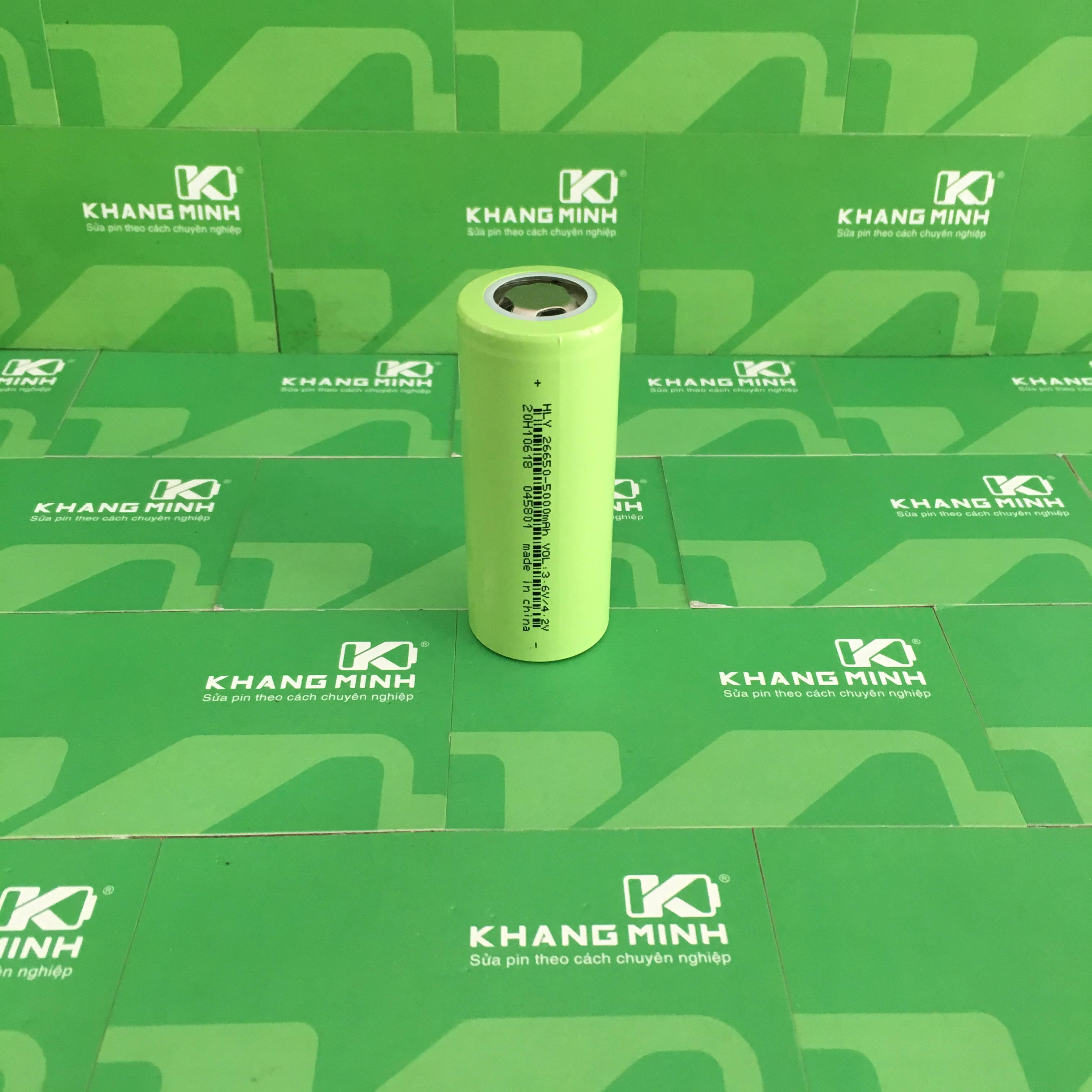 Pin 26650 pin sạc 5000mAh xả 25A 5C chuyên pin máy công cụ xe điện sạc dự phòng